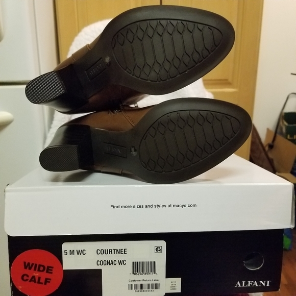 ALFANI Courtnee Riding Boot Wide Calf US 5 - Picture 9 of 9